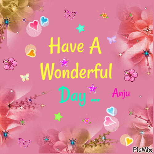 Have a wonderful day ! - GIF animate gratis
