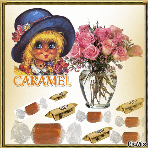 Caramel mou - GIF animado grátis