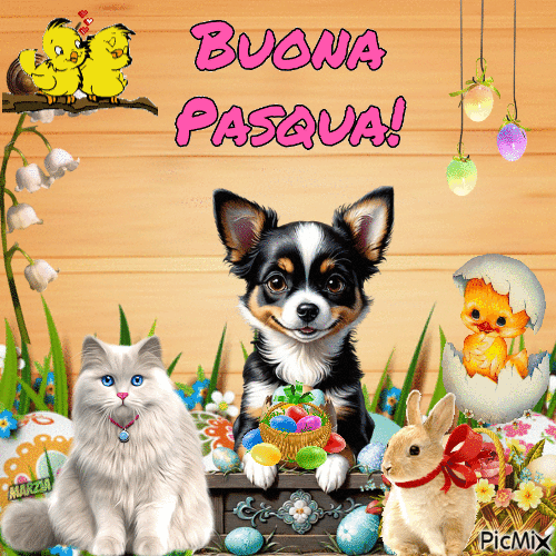 marzia - Buona Pasqua - Bezmaksas animēts GIF