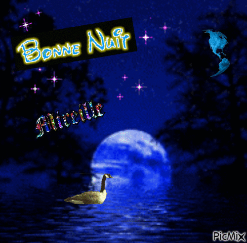 nuit étoilée - Δωρεάν κινούμενο GIF