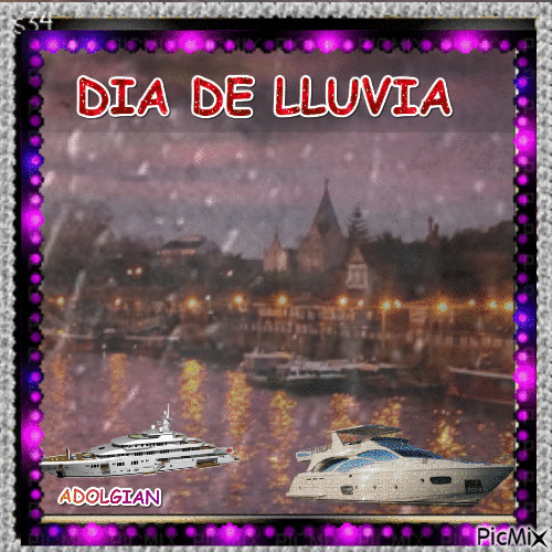 DIA DE LLUVIA - Бесплатный анимированный гифка