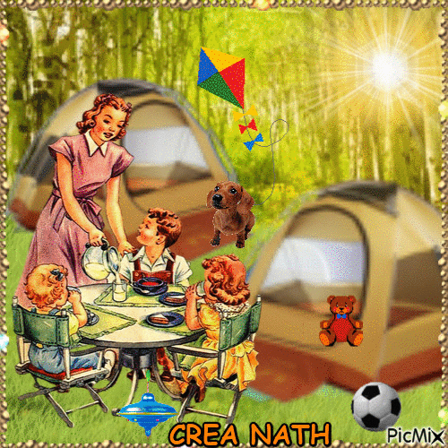 camping  concours - Ingyenes animált GIF