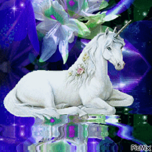 unicorno - GIF animado gratis