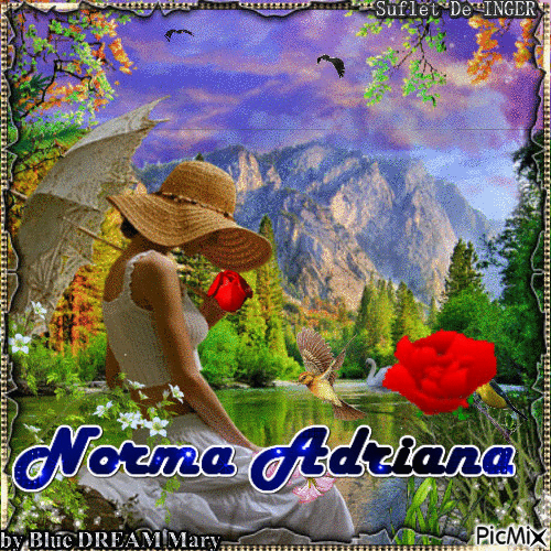 Norma Adriana - GIF animé gratuit