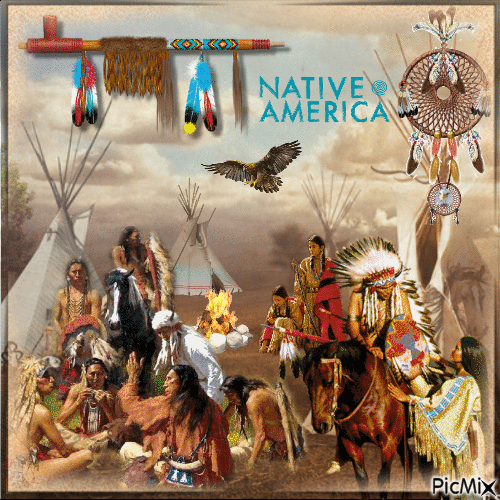 Native American Camp - Zdarma animovaný GIF