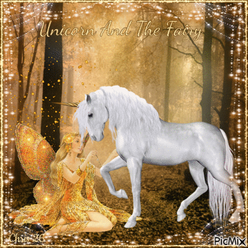Unicorn and Fairy - Gratis geanimeerde GIF