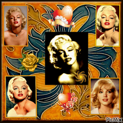 BONSOIR Marilyn - GIF animasi gratis