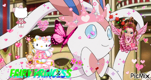 Fairy princess sylveon :D - GIF animado grátis