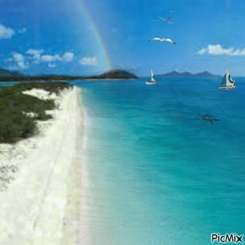 Seaside - Безплатен анимиран GIF