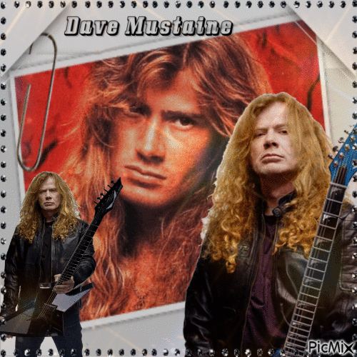 Dave Mustaine - Nemokamas animacinis gif