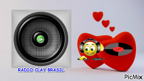 radio clay brasil - Zdarma animovaný GIF