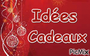 Idées cadeaux noel - Безплатен анимиран GIF