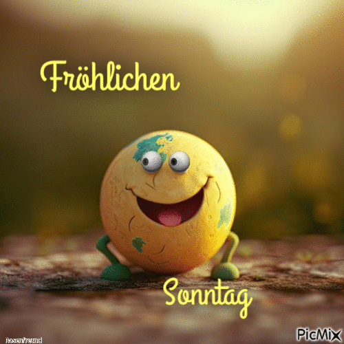 Fröhlichen Sonntag - Безплатен анимиран GIF