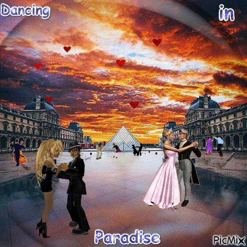 Dancing in Paradise - Ingyenes animált GIF