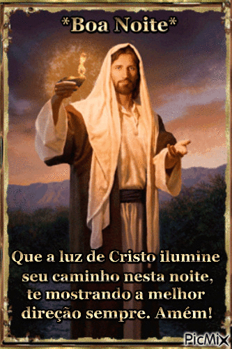 BOA NOITE COM JESUS. - Безплатен анимиран GIF