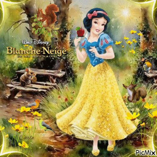Blanche Neige - Безплатен анимиран GIF