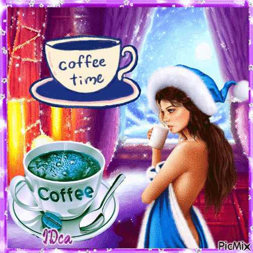 Coffee time - Бесплатный анимированный гифка