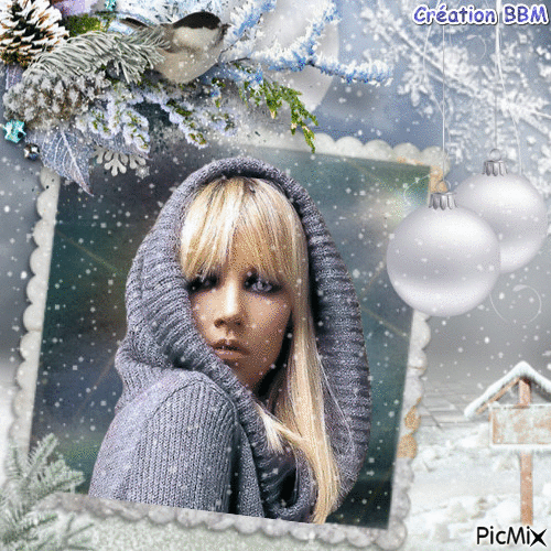 Portrait hivernal par BBM - Gratis geanimeerde GIF