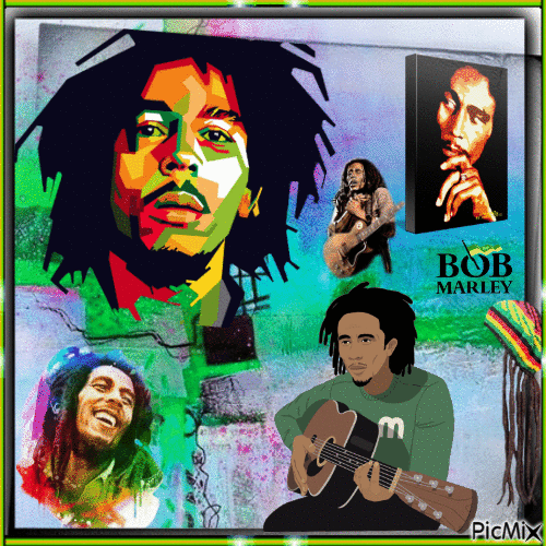 Bob Marley - GIF animasi gratis