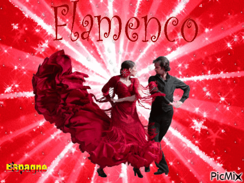 flamenco - GIF animate gratis