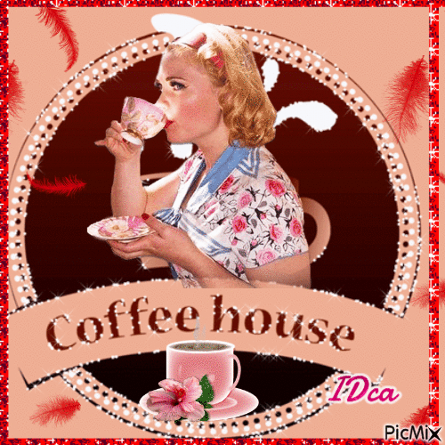 Coffee house - Ingyenes animált GIF