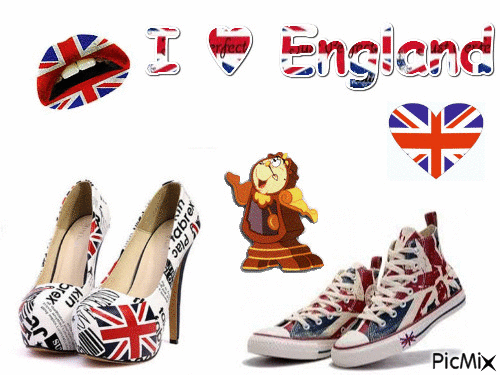 I ♥ England - Gratis geanimeerde GIF