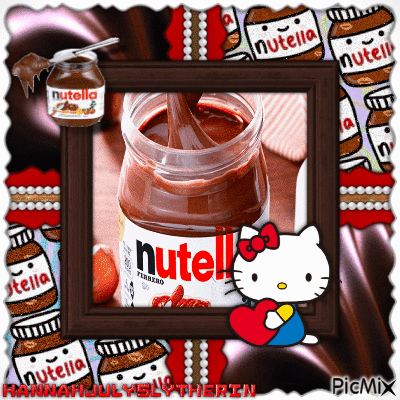 (♥)Hello Kitty & Nutella(♥) - Gratis animeret GIF