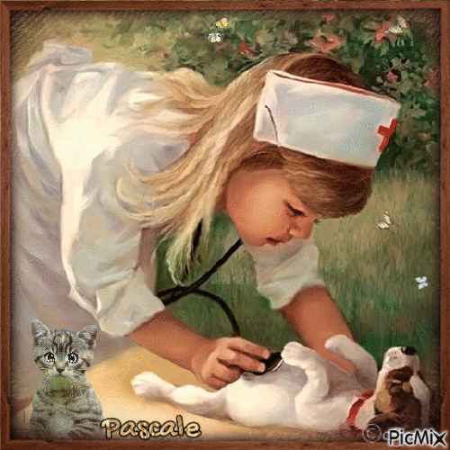 Un jour je serais Docteur..pour les animaux - Δωρεάν κινούμενο GIF