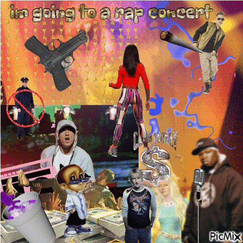 rap concert - Gratis animeret GIF