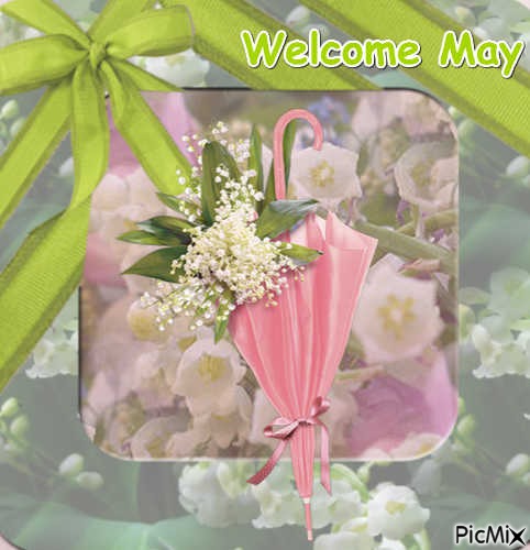 Welcome May - bezmaksas png
