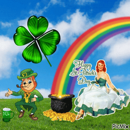 St. Patrick's Day - GIF animado grátis