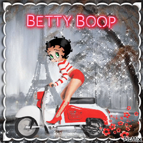 BETTY BOOP - Animovaný GIF zadarmo