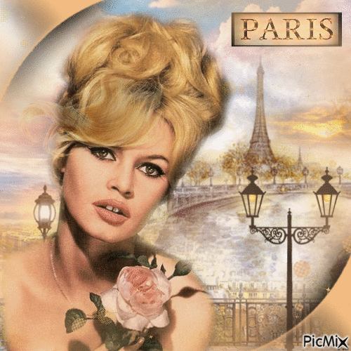 Brigitte Bardot - Ingyenes animált GIF