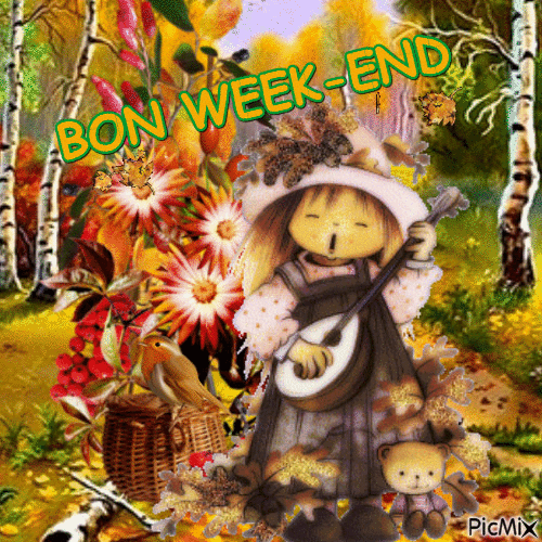 BON WEEK END - Бесплатный анимированный гифка