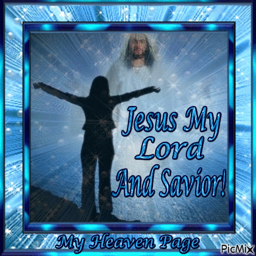 Jesus My Lord And Savior! - GIF animado grátis
