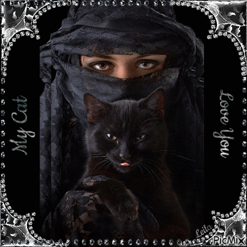 My Cat Leah. Love You - Δωρεάν κινούμενο GIF