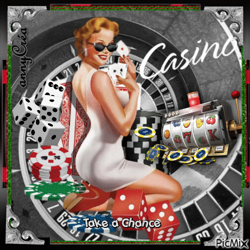 Casino vintage - Nemokamas animacinis gif