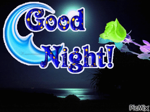 Good night - GIF animado gratis