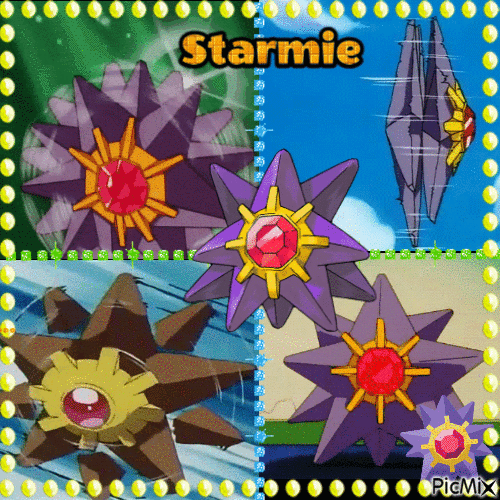 Starmie - Ingyenes animált GIF