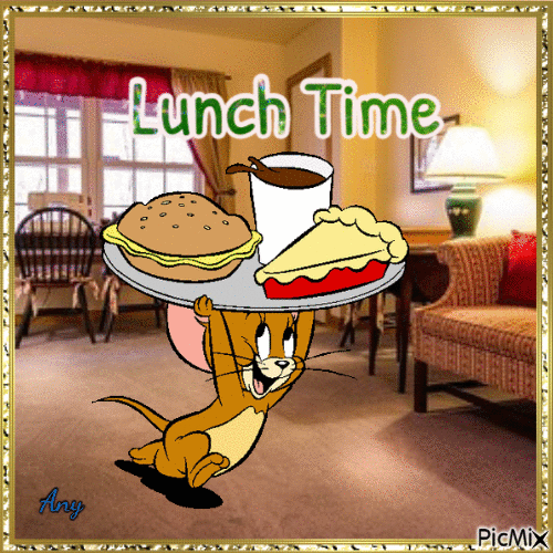 Lunch time - Nemokamas animacinis gif