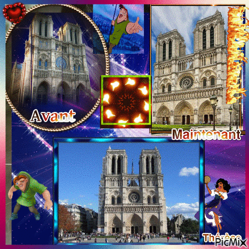 Notre Dame de Paris - Δωρεάν κινούμενο GIF