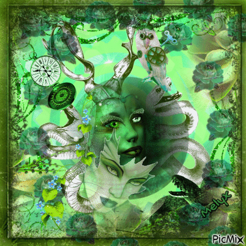 green surreal - Δωρεάν κινούμενο GIF
