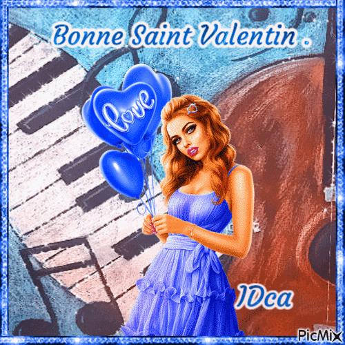 Bonne Saint  valentin - Δωρεάν κινούμενο GIF
