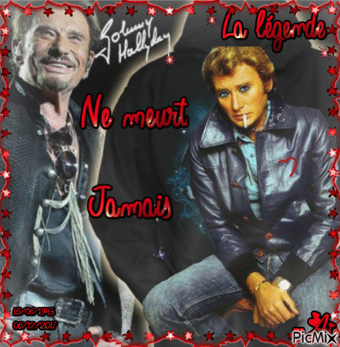 Concours "Hommage à Johnny Hallyday" - Free animated GIF