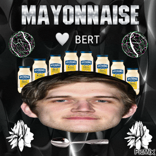 mayonnaise bert - Gratis animeret GIF