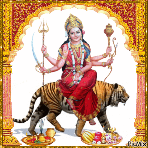 Maa Durga - Animovaný GIF zadarmo