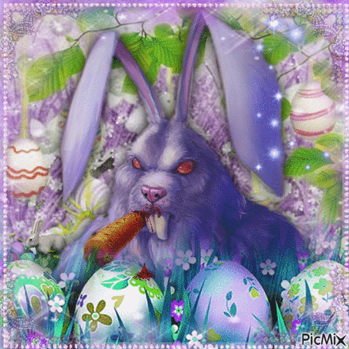 Scary Easter - Free animated GIF