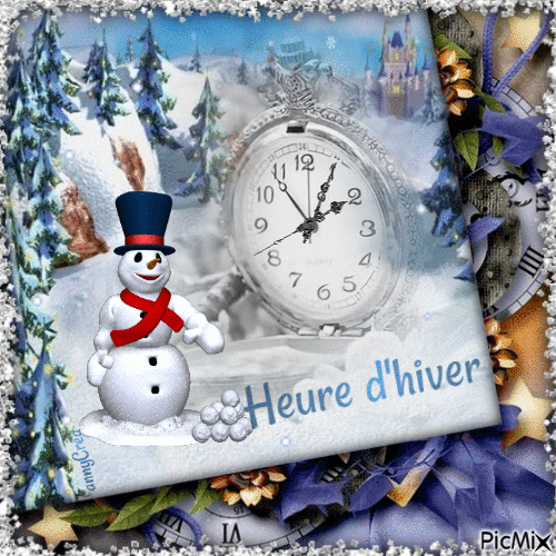 Heure d'hiver - Free animated GIF