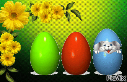 Happy easter - Free animated GIF