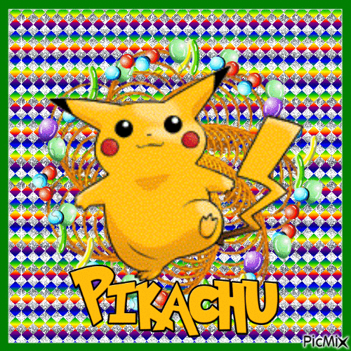 pikachu - Gratis animerad GIF